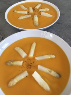Velouté asperges carottes 1